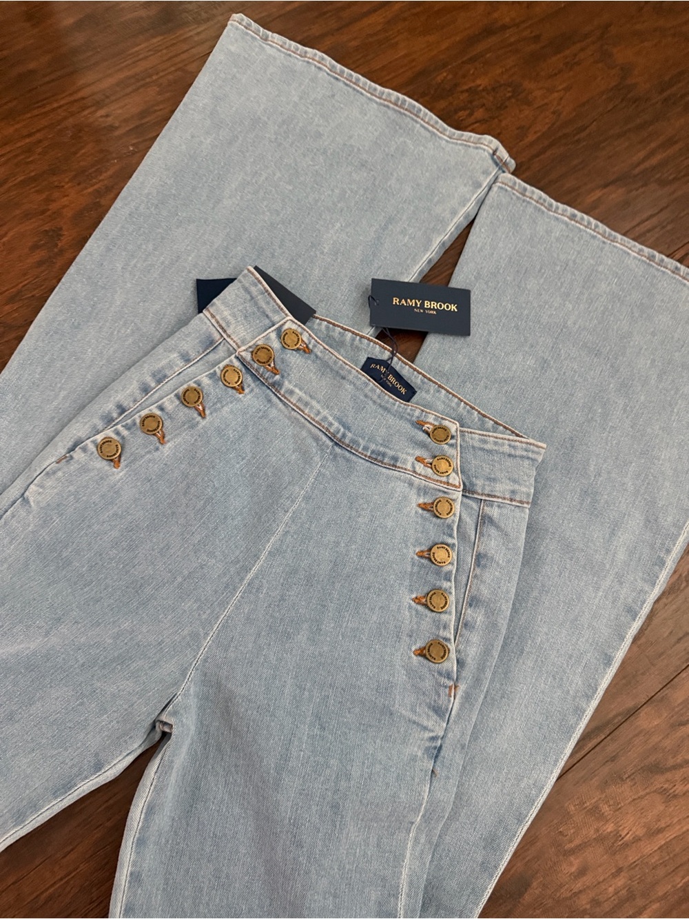Ramy Brook Romee High Waist Flare Jeans - Picture 3 of 5